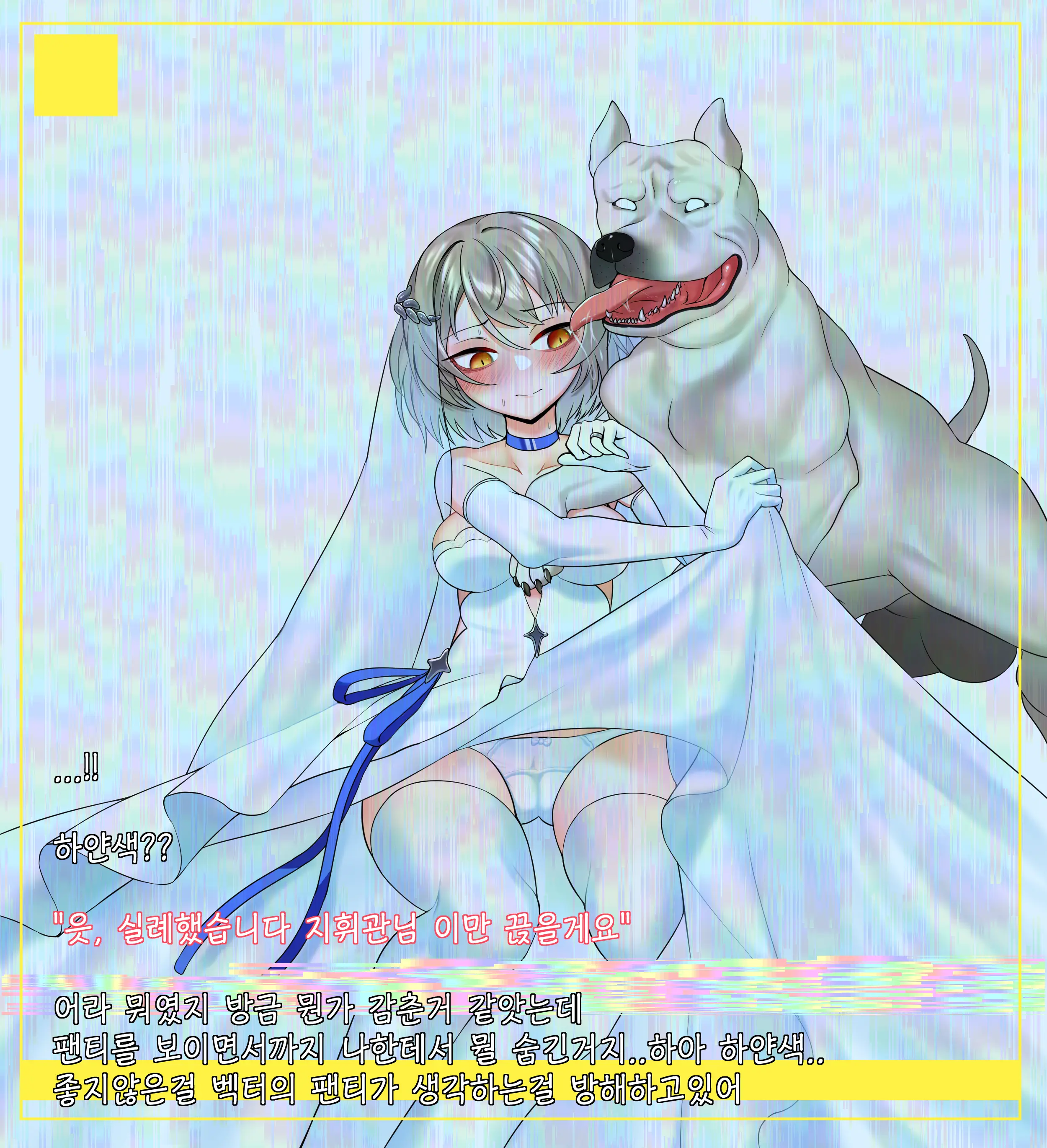 벡터 개 수간